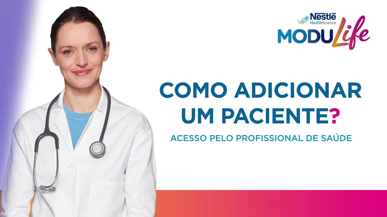 Banner como adicionar um profissional de saude